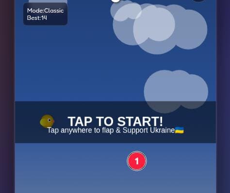 Tap to Fly in Game